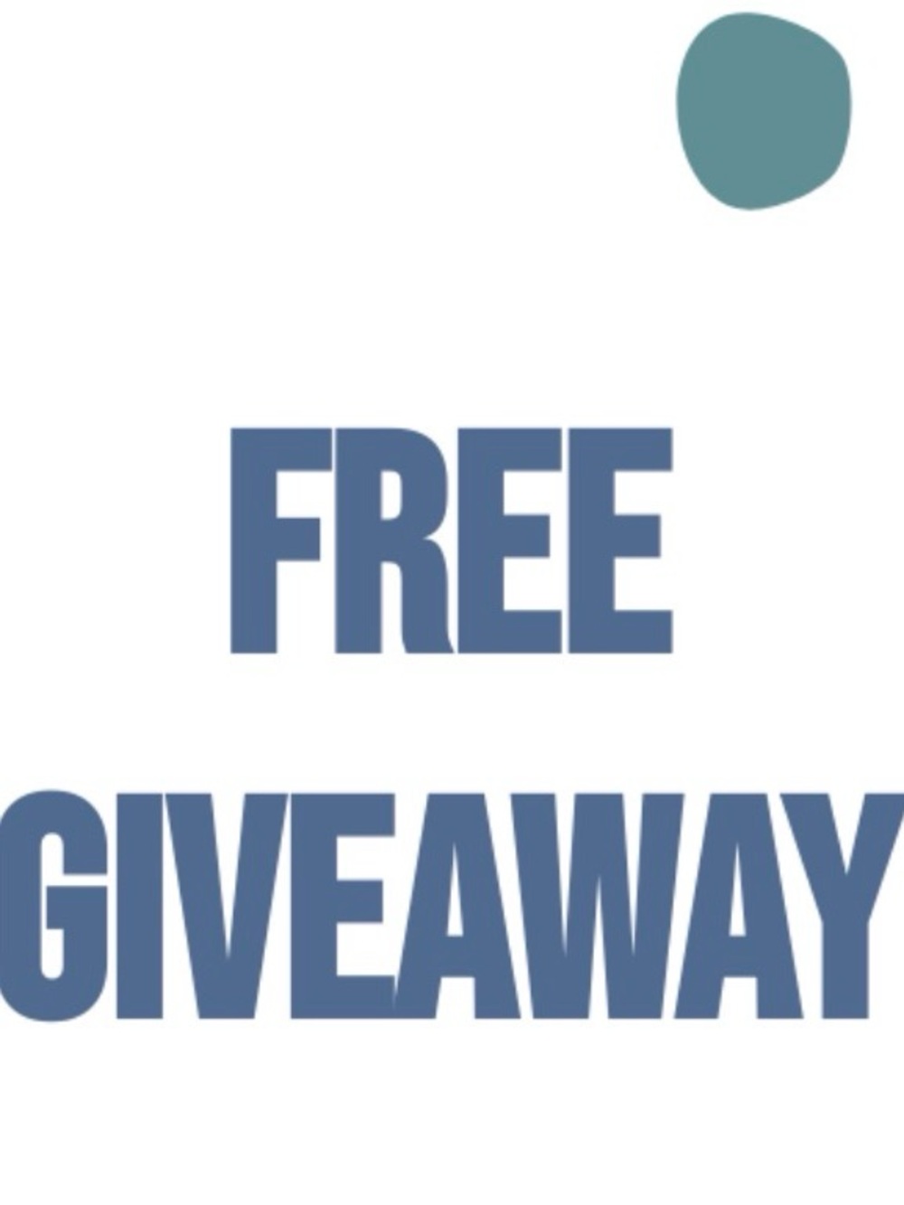 Giveaway ( do not purchase this item )